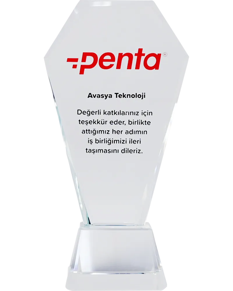 Penta Teşekkür Plaketi